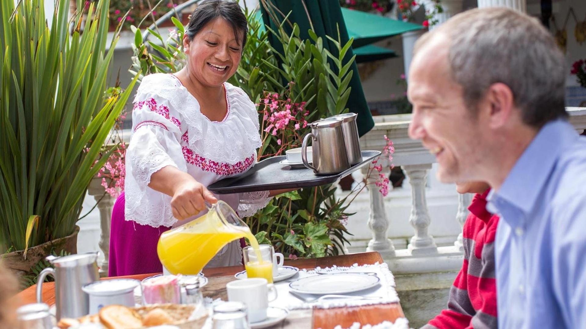 Hotel Hacienda Cusin Otavalo Esterno foto